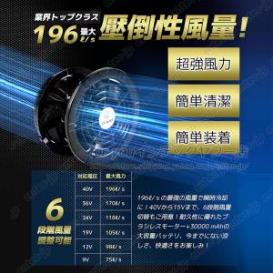 即納 空調ウェア2026 空調作業服用 ファン...の詳細画像2