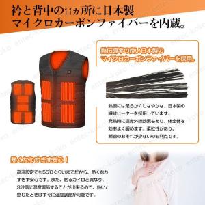 電熱 ベスト 2024強化版 電熱ベスト バッ...の詳細画像4