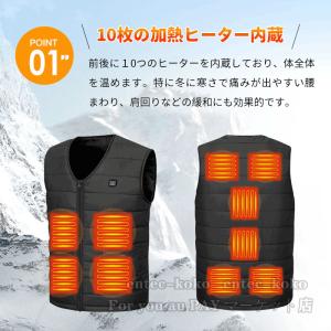 電熱 ベスト 2024強化版 電熱ベスト 日本...の詳細画像4