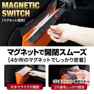 ゴミ箱 車 車用ゴミ箱 車載ごみ箱 フック型 ...の詳細画像3