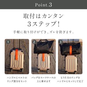 スーツケースベルト バッグとめるベルト ネーム...の詳細画像4
