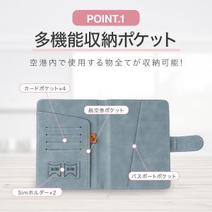 パスポートカバー パスポートケース スキミング...の詳細画像1