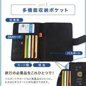 パスポートカバー パスポートケース スキミング...の詳細画像1