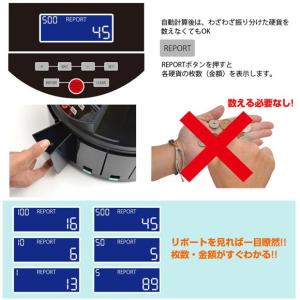 激安通販 Hdmrca44 送料無料 送料無料 コイン 小銭 カウント 計算 家電 電動オートコインカウンター 小銭 おつり おつり S4539 エンターオンショップ