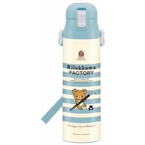 完売 水筒 リラックマ 超軽量・コンパクトロック付ワンプッシュダイレクトボトル 1.0L リラックマファクトリー/SDC10