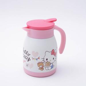 卓上ポット ハローキティ ステンレス卓上ポット ハローキティ おやつタイム/VSP6 保温 保冷 ウォーターポット ウォーターピッチャー 真空二重構造 コーヒー