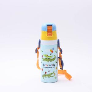 水筒 クロコダイル 超軽量2wayステンレスボトル クロコダイル Skdc4 子供用 子ども用 キッズ 軽い ステンレス 直飲み コップ飲み コップ付き 水筒 保温 保冷 Z 生活雑貨 通販 ランデルストア 通販 Yahoo ショッピング