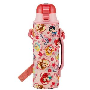 水筒 プリンセス カバー付きステンレスボトル 580ml プリンセス/KSDC6 スケーター 直飲み ステンレス  ボトルカバー付き omk