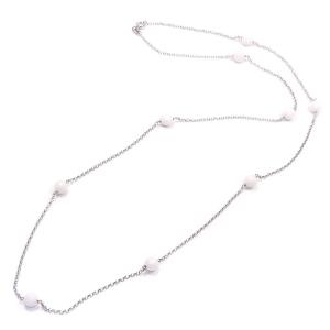 ネックレス シルバー925 フィガロチェーン 50cm イタリア製 サツルノ