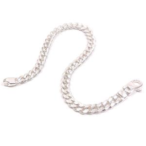 ブレスレット シルバー925 ビザンチンチェーンデザイン 4mm 21.5cm