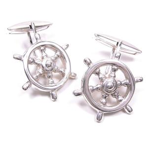 カフスボタン カフリンクス イニシャル名入れ刻印 シルバー925 丸型