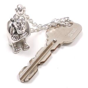 キーホルダー キーチェーン シルバー925 猿...の詳細画像5