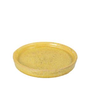 ダルトン DULTON カラー グレーズド　ソーサー COLOR GLAZED SAUCER YELLOW CH14-G517YL｜entotsu