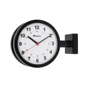 ダルトン ダブルフェイス クロック 170D ブラック 黒 両面時計 時計 掛け置き時計 壁時計 アナログ Dulton S624-659BK