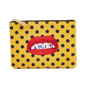 ポーチ TOILETPAPER PUケース(M) SHIT 個性的 デザイン ケース アート コスメポーチ / Seletti セレッティ (33to45)