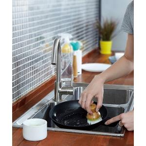 ソープディスペンサー&amp;ブラシホワイト フルサークル fullcircle 食器洗い キッチン キッチンツール 機能的 エコ プレゼント 11paycp｜entre square ヤフー店