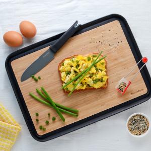 韓国直輸入！ TREETURE トレジャー まな板 【M】包丁置き トレイが入る