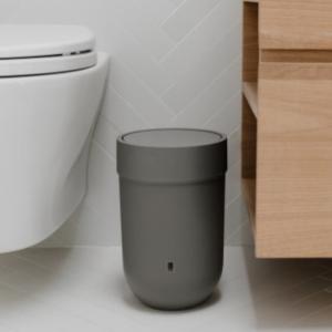 umbra TOUCH CAN(タッチカン) スイングふた付き ダストボックス グレー