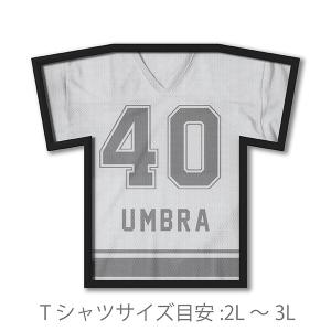 ティーフレームディスプレイ L ブラック / Umbra (アンブラ) Tシャツ シャツ ユニフォーム 制服 装飾 飾り ウォールデコ デコレーション インテリア｜entresquare