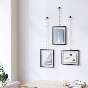 写真立て フォトフレーム 壁掛け 複数枚 結婚祝い プレゼント 誕生日プレゼント おしゃれ 新生活 イグジビット ブラック Umbra アンブラ Entre Square Paypayモール店 通販 Paypayモール