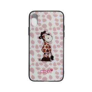 スマホケース スマートフォン カバー ケース 携帯 NICI ニキ iPhone背面型ケース X ジラフ｜entresquare