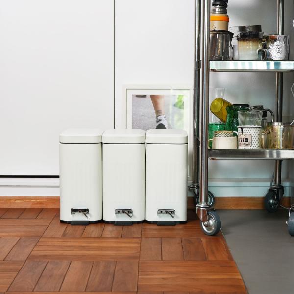 【期間限定価格】Galvaダストボックス ソフトクロージング 3連×5L ゴミ箱 ごみ箱 収納 イン...