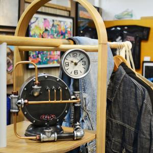 置き時計 アナログ アンティーク調 レトロなラジカセデザイン おしゃれ