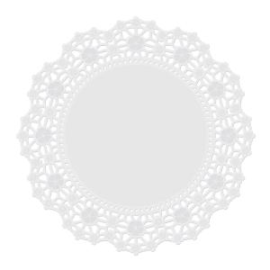 10インチドイリー ホワイト 10PK / Wilton  ケーキ レース ペーパー 台紙 敷紙 Lace Doily