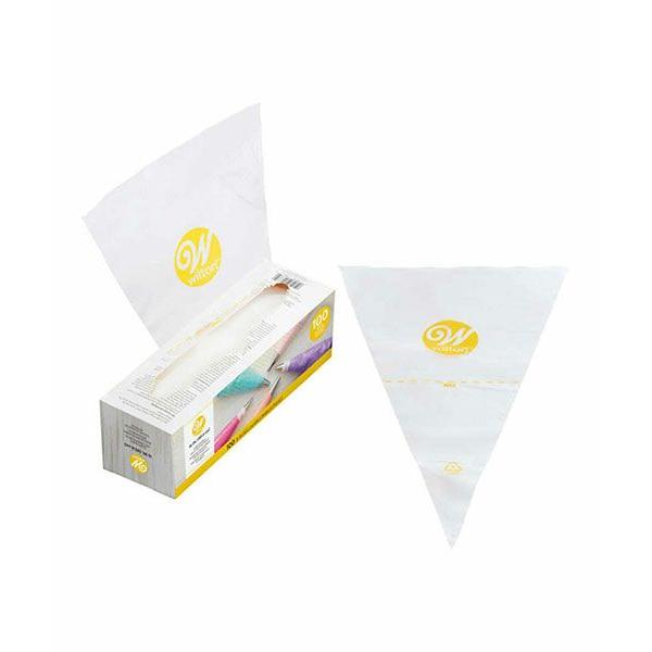 16インチデコレーティングバッグ100PC Wilton ウィルトン 絞り袋 使い捨て ケーキ カッ...