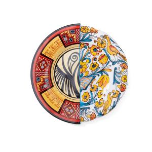 デザイン 皿 SLT HYB プレート 27cm SELETTI セレッティ HYBRID