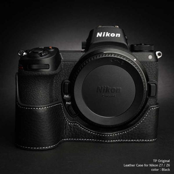 TP Original Nikon Z6 / Z7 専用 レザー カメラケース Black おしゃれ...