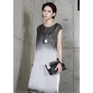 ワンピース レディース チュニック グラデーションカラー ノースリーブ 膝丈 春 16 モード系 個性的 40代 ファッション Rainbowbookclub Org