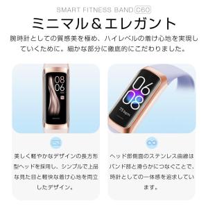 スマートウォッチ 歩数計 体温測定 血圧 血中...の詳細画像2