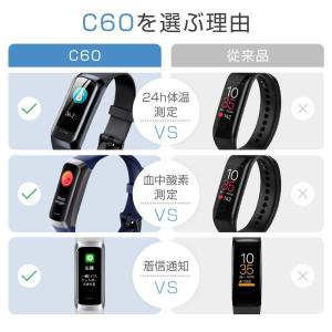 スマートウォッチ 歩数計 体温測定 血圧 血中...の詳細画像3
