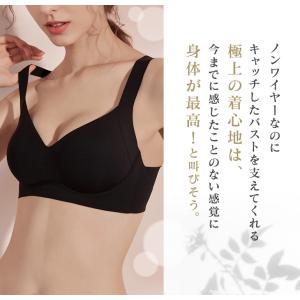 2枚組 ノンワイヤー ブラジャー 天使が舞う ...の詳細画像1