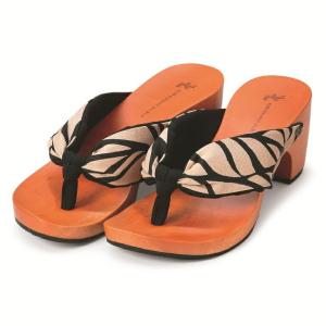 下駄 みずとり センス・SENSEハミング 6cmヒール リーフ