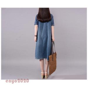 ワンピース ロングワンピース デニムワンピース...の詳細画像5
