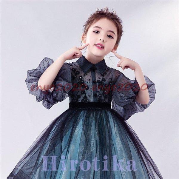 子供ドレス 女の子 春夏秋冬 高級感 ピアノ発表会 膝丈 ドレス 結婚式 キッズ フォーマル ドレス...