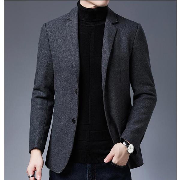 ジャケット メンズ 春 秋 冬 40・ 50代へも好評なデザインと高品質な上級モデル ウール 羊毛 ...
