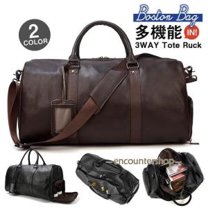 本革 ボストンバッグ メンズ レディース 牛革 ...の商品画像