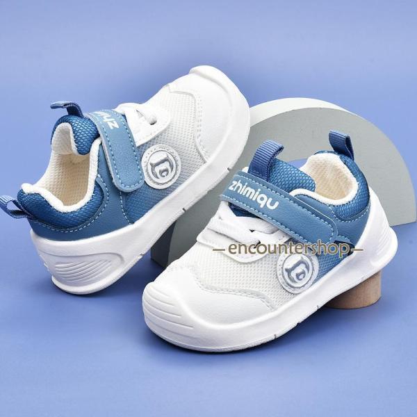 スニーカー ベビー ベビーシューズ 上履き 子供靴 ファーストシューズ 幼児 柔 らかく 軽量 滑り...