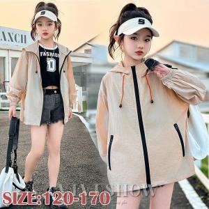 ウインドブレーカー 子供服 キッズ ジュニア 女...の商品画像