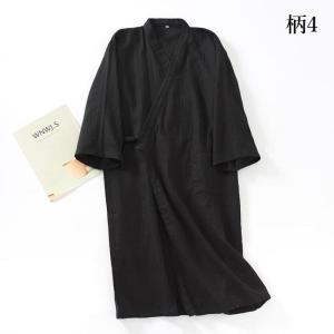 寝巻き 和風パジャマ メンズ ガーゼ 浴衣 柄...の詳細画像4