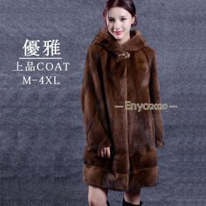 ファーコート レディース 毛皮コート ミンク レディースファー