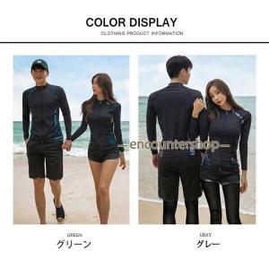 フィットネス 水着 UVカット カップルペアお...の詳細画像2
