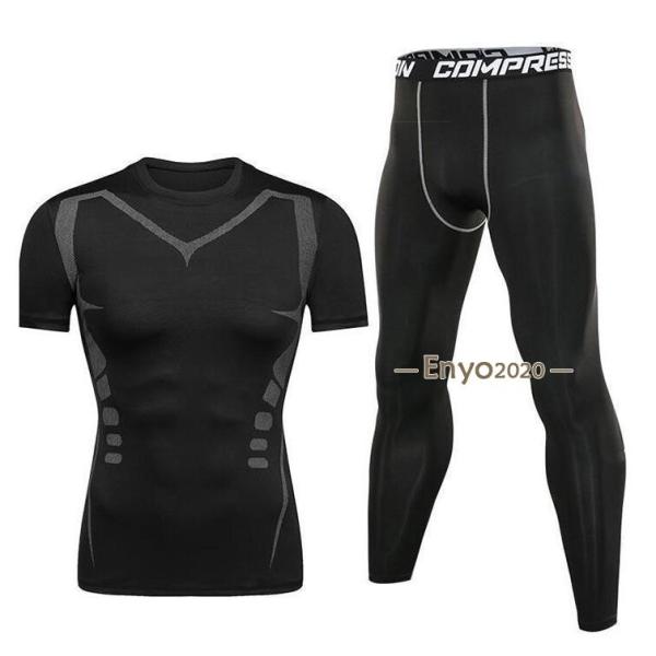 フィットネス水着 水着 メンズ ラッシュガード 2点セット 上下セット 半袖 長袖 サーフパンツ シ...