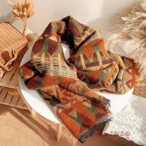 ストール 大判 厚手 ウール ブランケット ひざ掛け マフラー ショール