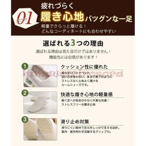 2021.4新登場 ルームシューズ かかと付き...の詳細画像2