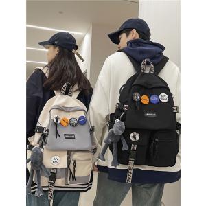 スクールバッグ女子大学生韓国語版高校生旅行バックパック男子中学生日本大容量コンピュータバックパック