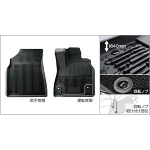 90系 ヴォクシー ノア スノー・レジャー用フロアマット(縁高)フロントリヤ２列目セット トヨタ純正 90系ヴォクシー スノー・レジャー用 フロアマット 縁高
